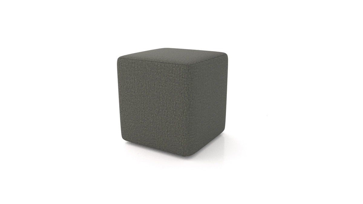 Pouf TA-3, pouf FEYDOM in tessuto Heim HM-98 Dark Grey