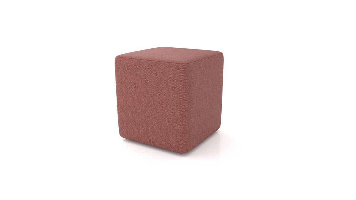 Pouf TA-3, pouf FEYDOM in tessuto Icon IC-59 Etno Red
