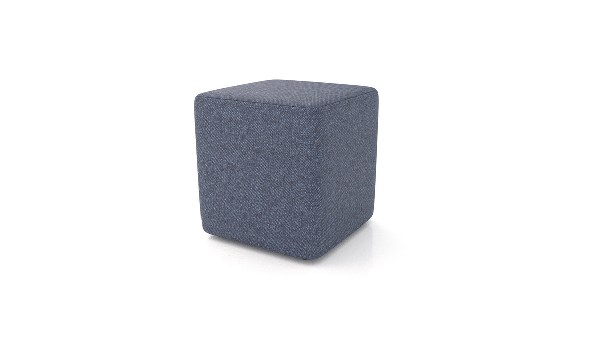 Pouf TA-3, pouf FEYDOM in tessuto Icon IC-79 Deep Blue