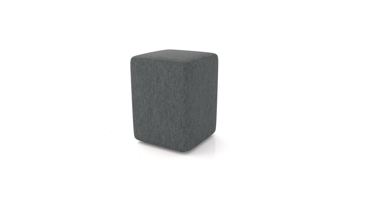 Pouf TA-4, pouf FEYDOM in tessuto Astra AT-88 Dark Grey