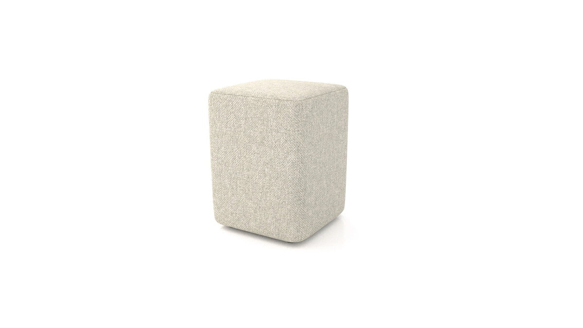 Pouf TA-4, pouf FEYDOM in tessuto Alure DE-09 Natur
