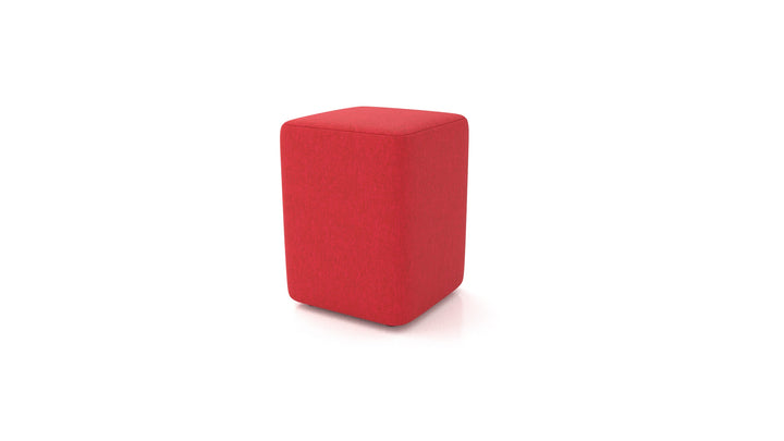 Pouf TA-4, pouf FEYDOM in tessuto Velare ET-11 Red