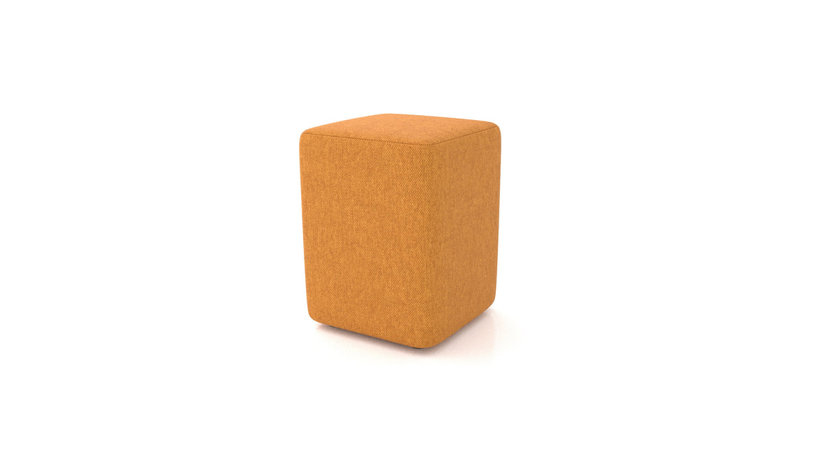 Pouf TA-4, pouf FEYDOM in tessuto Velare ET-48 Antic Gold