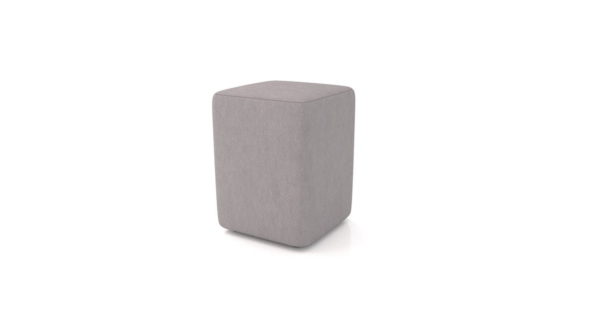 Pouf TA-4, pouf FEYDOM in tessuto Mollia FF-14 Middle Grey