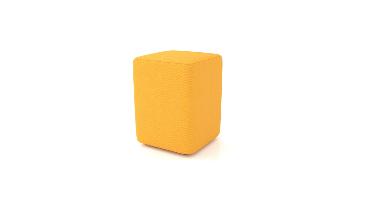 Pouf TA-4, pouf FEYDOM in tessuto Mollia FF-16 Yellow