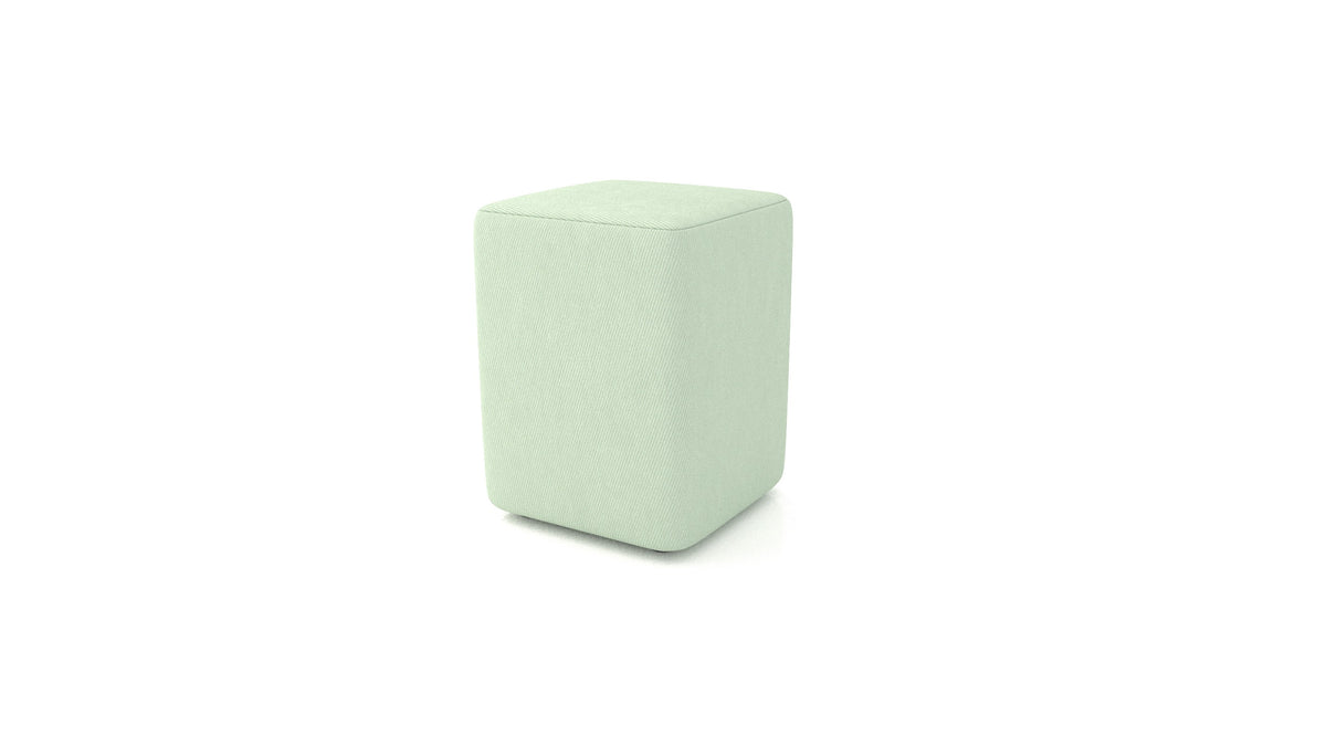Pouf TA-4, pouf FEYDOM in tessuto Mollia FF-18 Mint