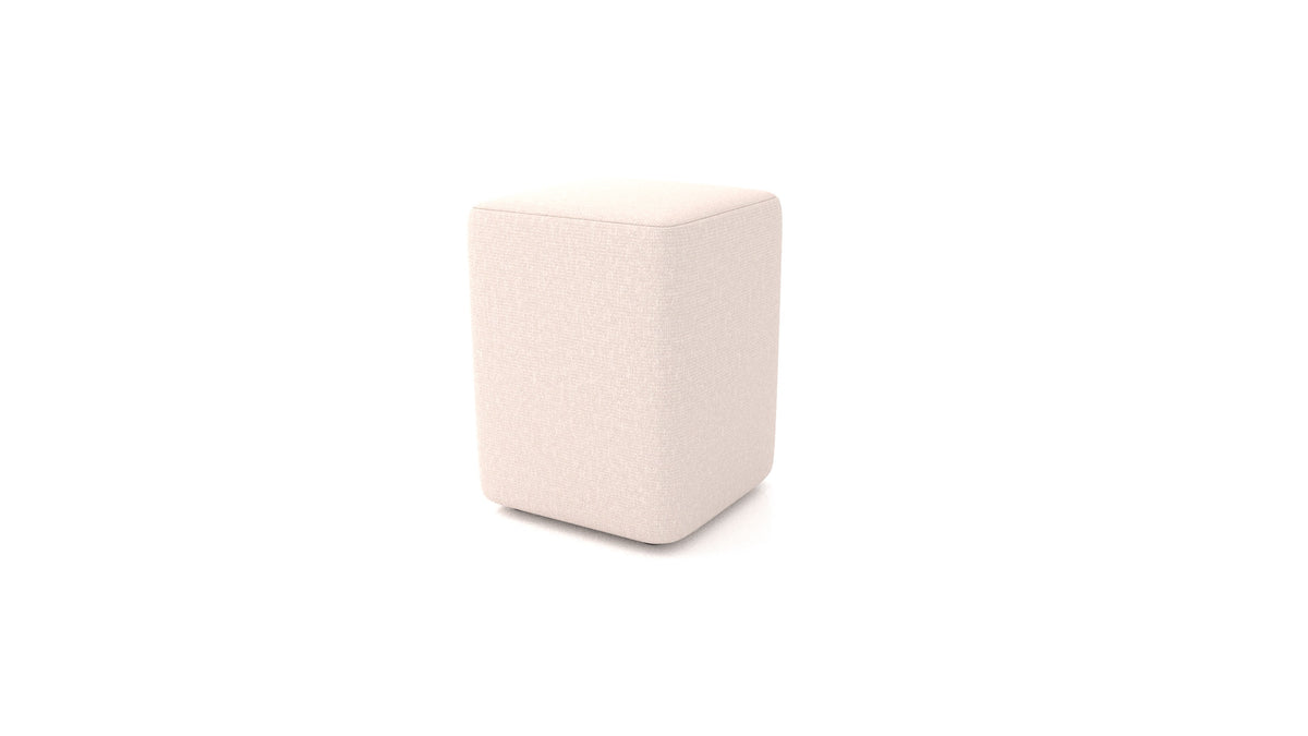 Pouf TA-4, pouf FEYDOM in tessuto Hygge HG-04 Natur