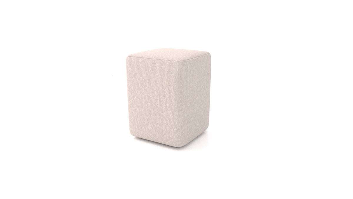 Pouf TA-4, pouf FEYDOM in tessuto Hygge HG-08 Cappuccino