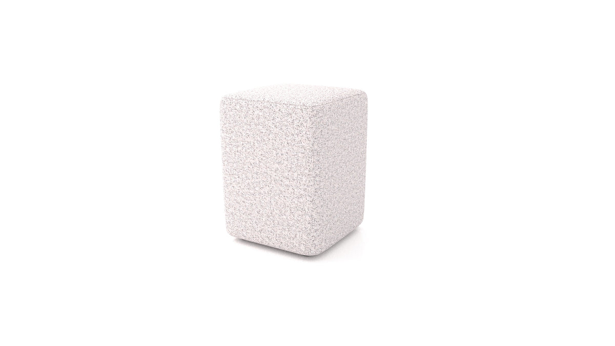 Pouf TA-4, pouf FEYDOM in tessuto Hygge HG-09 Light Grey