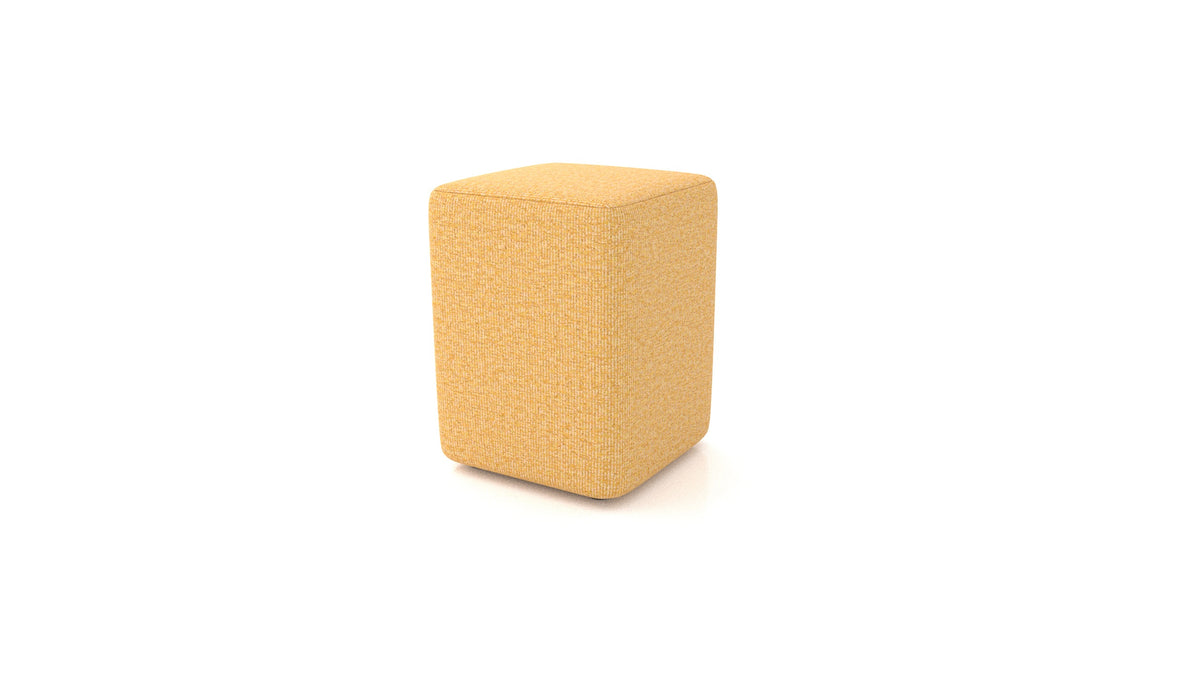 Pouf TA-4, pouf FEYDOM in tessuto Hygge HG-53 Yellow
