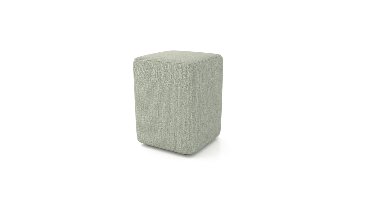 Pouf TA-4, pouf FEYDOM in tessuto Heim HM-34 Jade
