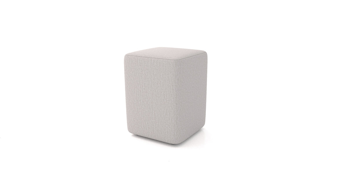 Pouf TA-4, pouf FEYDOM in tessuto Heim HM-86 Light Grey