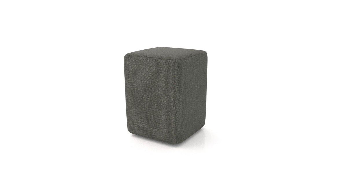 Pouf TA-4, pouf FEYDOM in tessuto Heim HM-98 Dark Grey