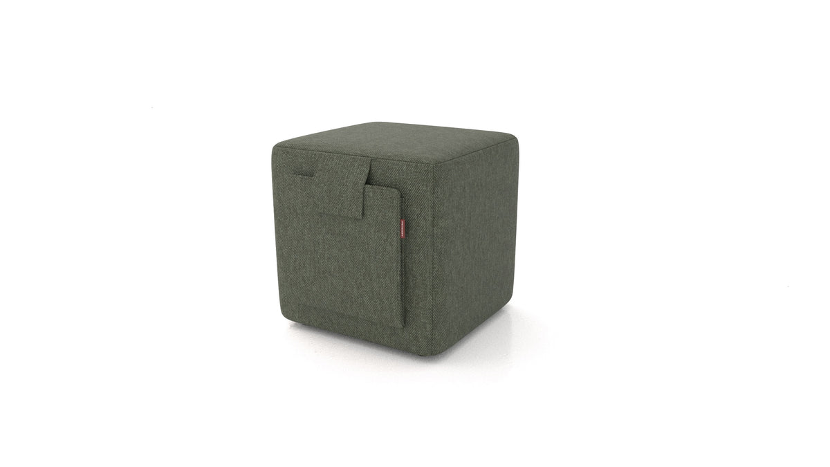 Pouf Tuck, pouf FEYDOM in tessuto Velare ET-38 Pine
