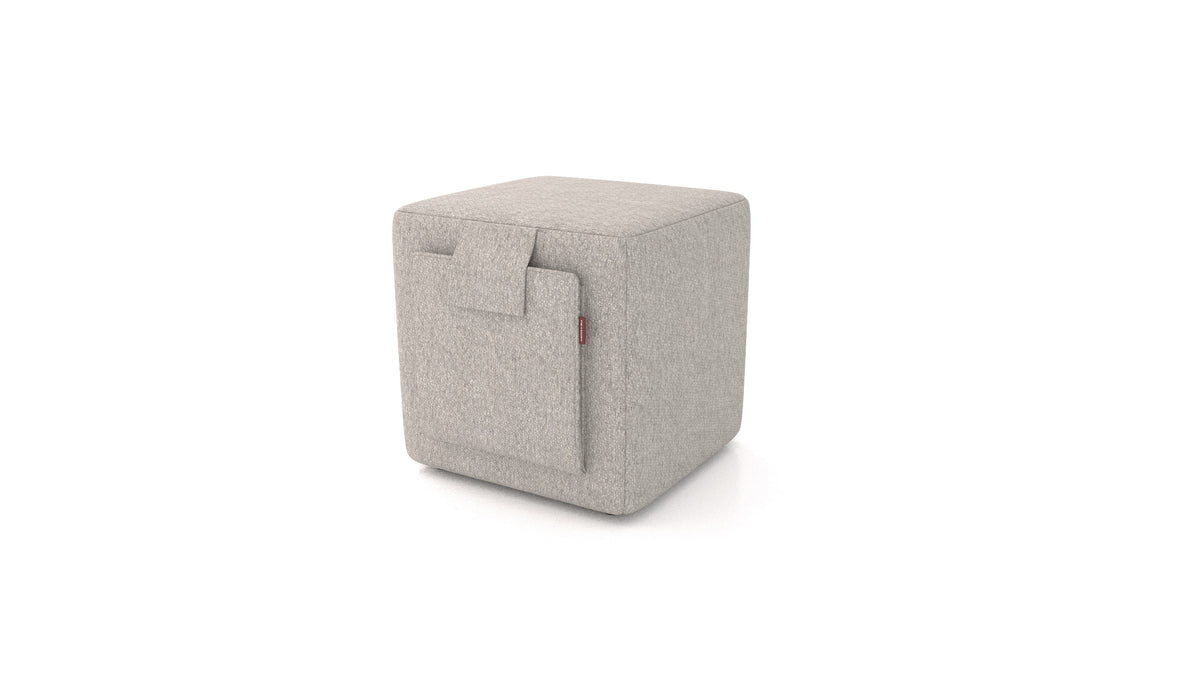 Pouf Tuck, pouf FEYDOM in tessuto Phoenix FE-84 Middle Grey