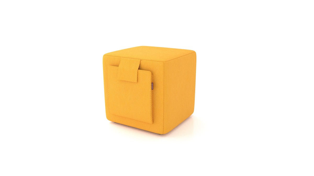 Pouf Tuck, pouf FEYDOM in tessuto Mollia FF-16 Yellow