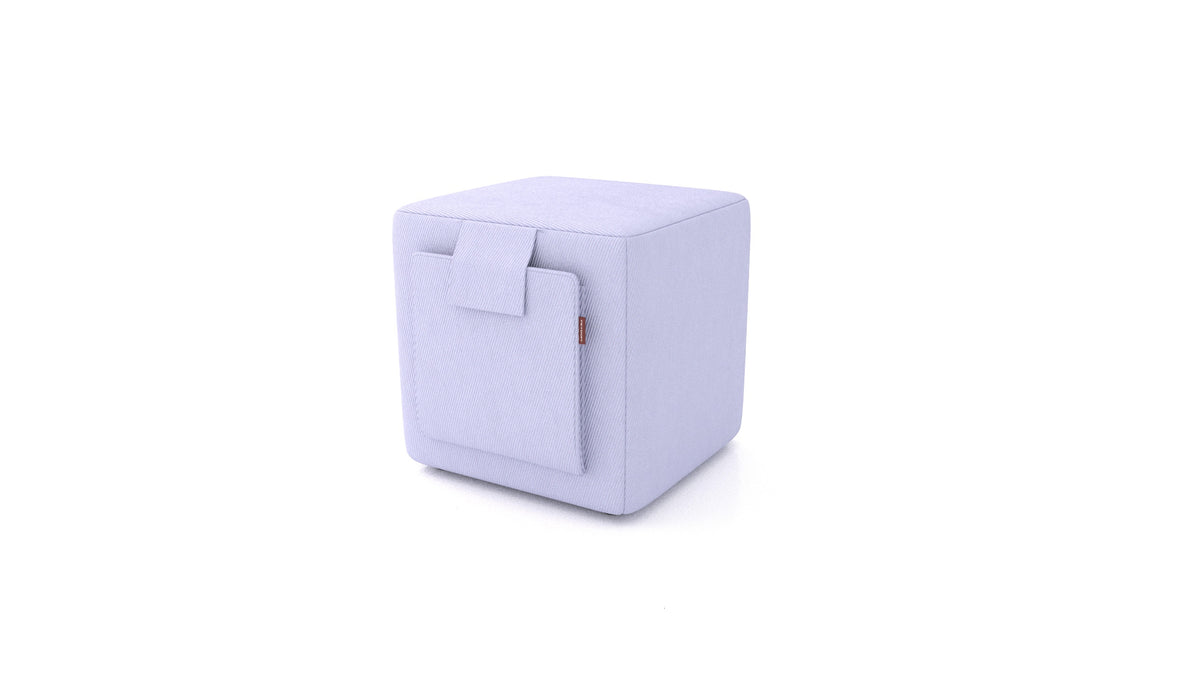 Pouf Tuck, pouf FEYDOM in tessuto Mollia FF-17 Lavander