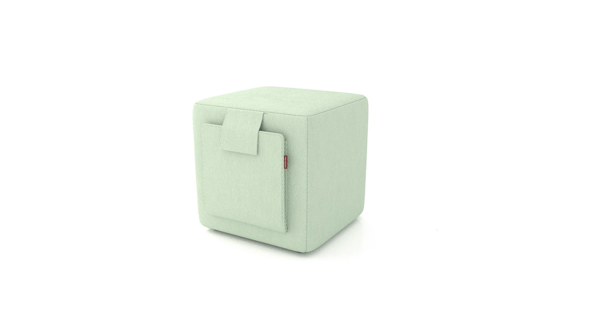 Pouf Tuck, pouf FEYDOM in tessuto Mollia FF-18 Mint