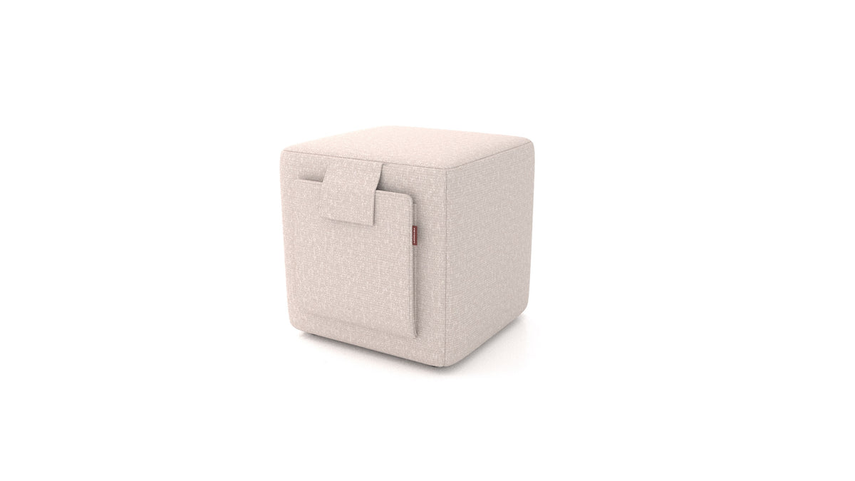 Pouf Tuck, pouf FEYDOM in tessuto Hygge HG-08 Cappuccino
