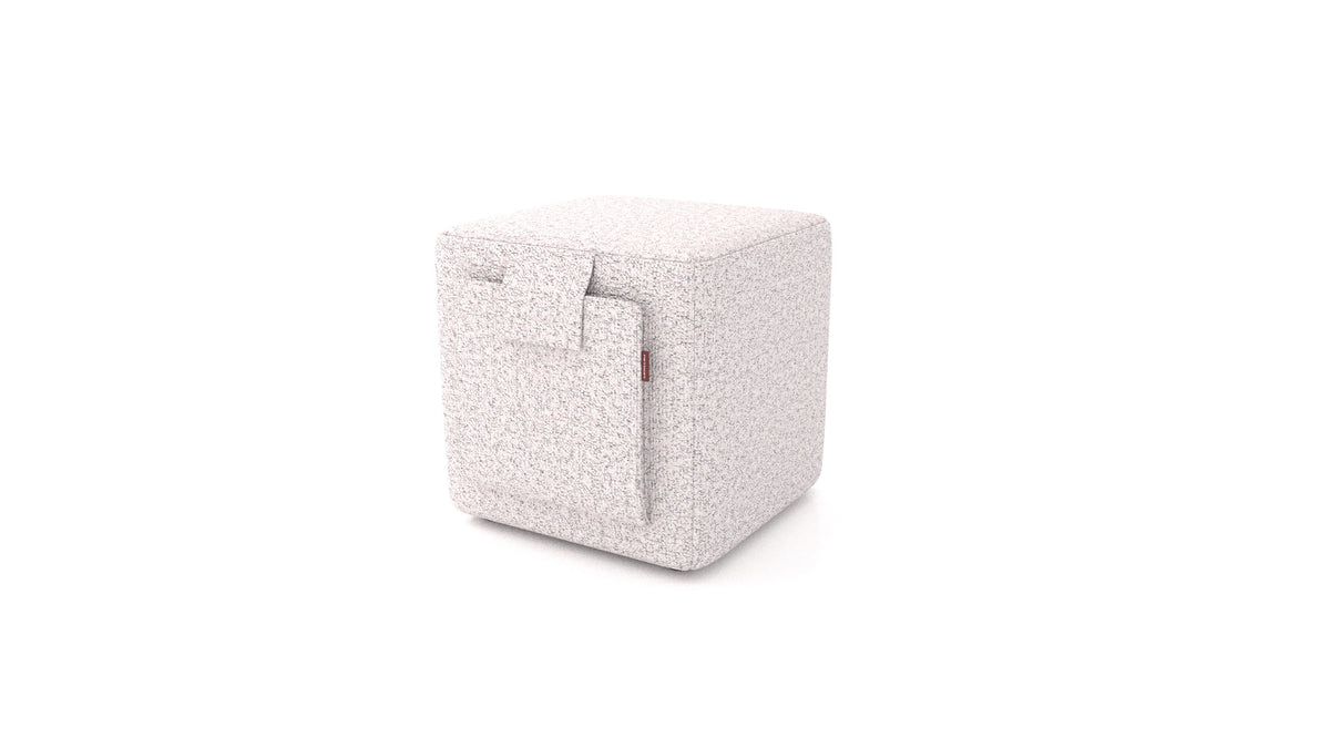 Pouf Tuck, pouf FEYDOM in tessuto Hygge HG-09 Light Grey