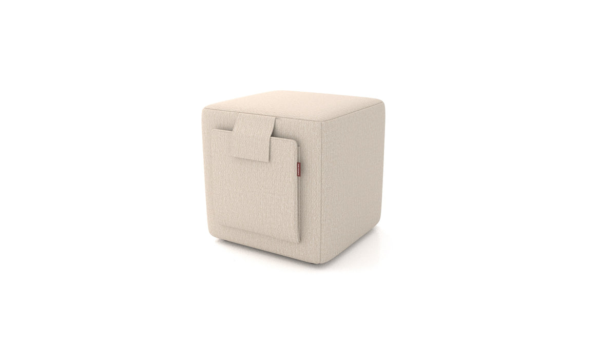 Pouf Tuck, pouf FEYDOM in tessuto Heim HM-06 Natur