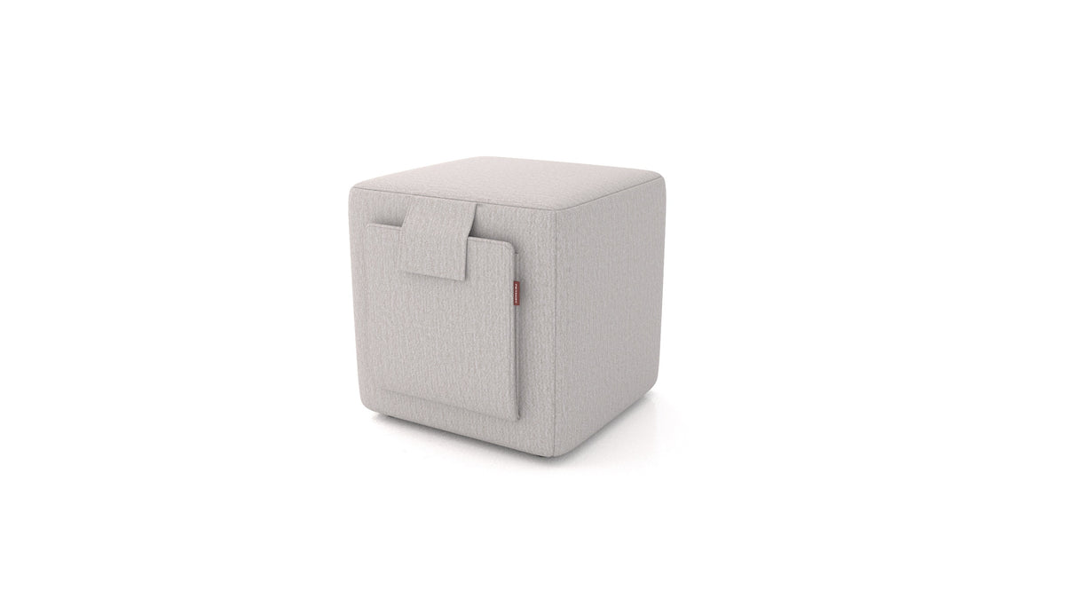 Pouf Tuck, pouf FEYDOM in tessuto Heim HM-86 Light Grey