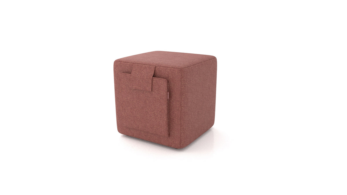 Pouf Tuck, pouf FEYDOM in tessuto Icon IC-59 Etno Red