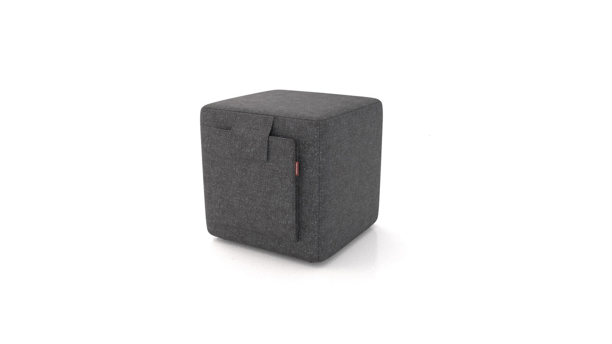 Pouf Tuck, pouf FEYDOM in tessuto Icon IC-99 Umbra