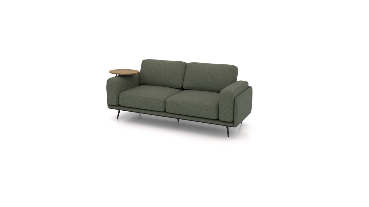 OIKO Tre posti con tavolino in legno in ET-38: Pine
