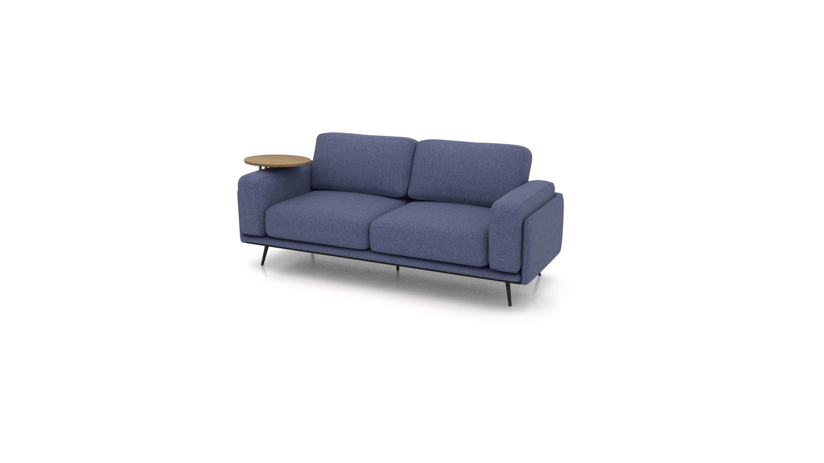 OIKO Tre posti con tavolino in legno in ET-80: Noble Blue