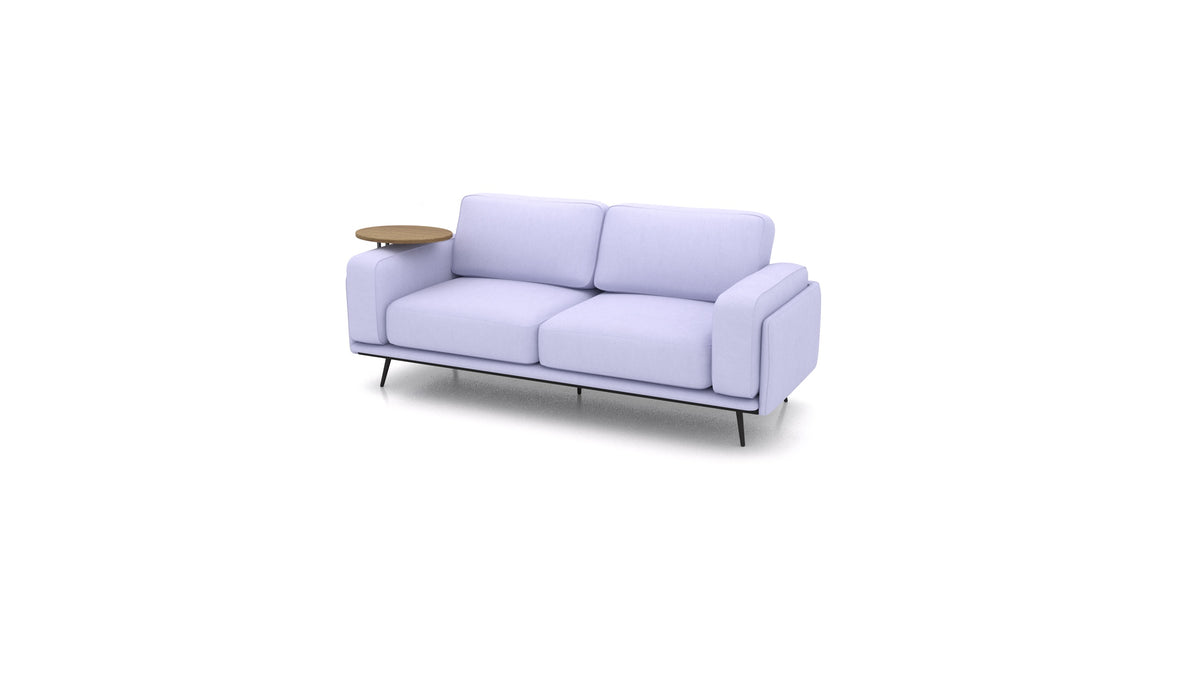OIKO Tre posti con tavolino in legno in FF-17: Lavander