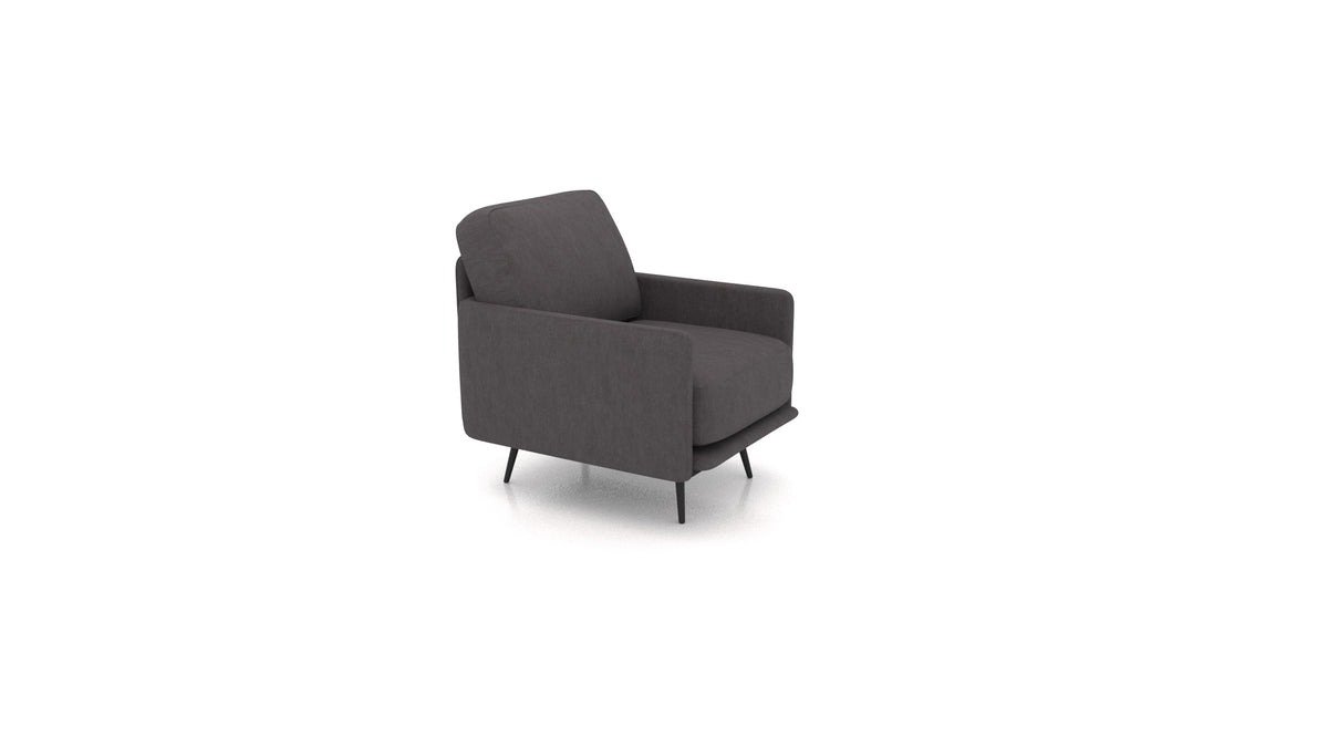 OIKO Poltrona+ in FF-12: Dark Grey