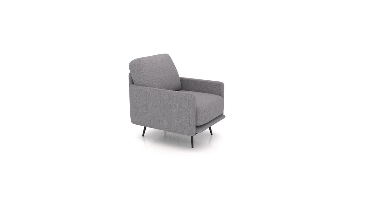 OIKO Poltrona+ in HM-95: Medium Grey