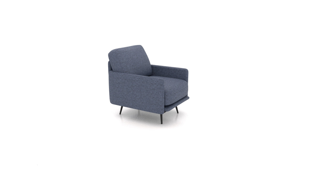OIKO Poltrona+ in IC-79: Deep Blue