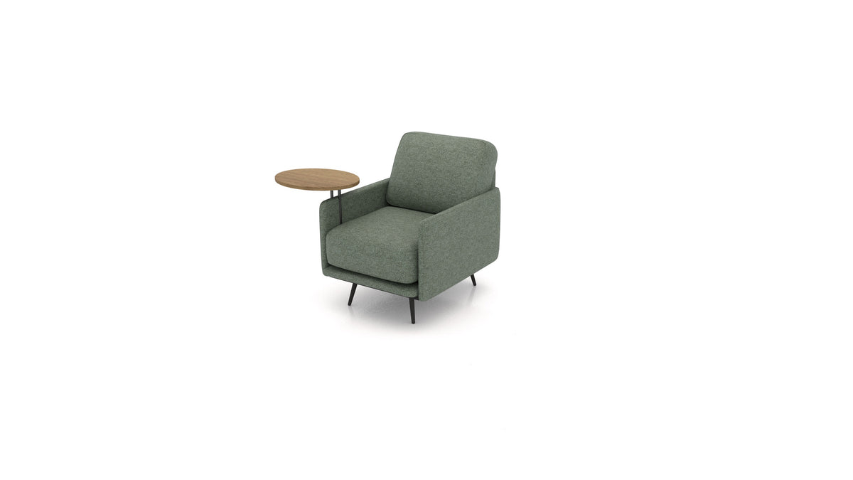 OIKO Poltrona+ con tavolino in legno in IC-39: Forest