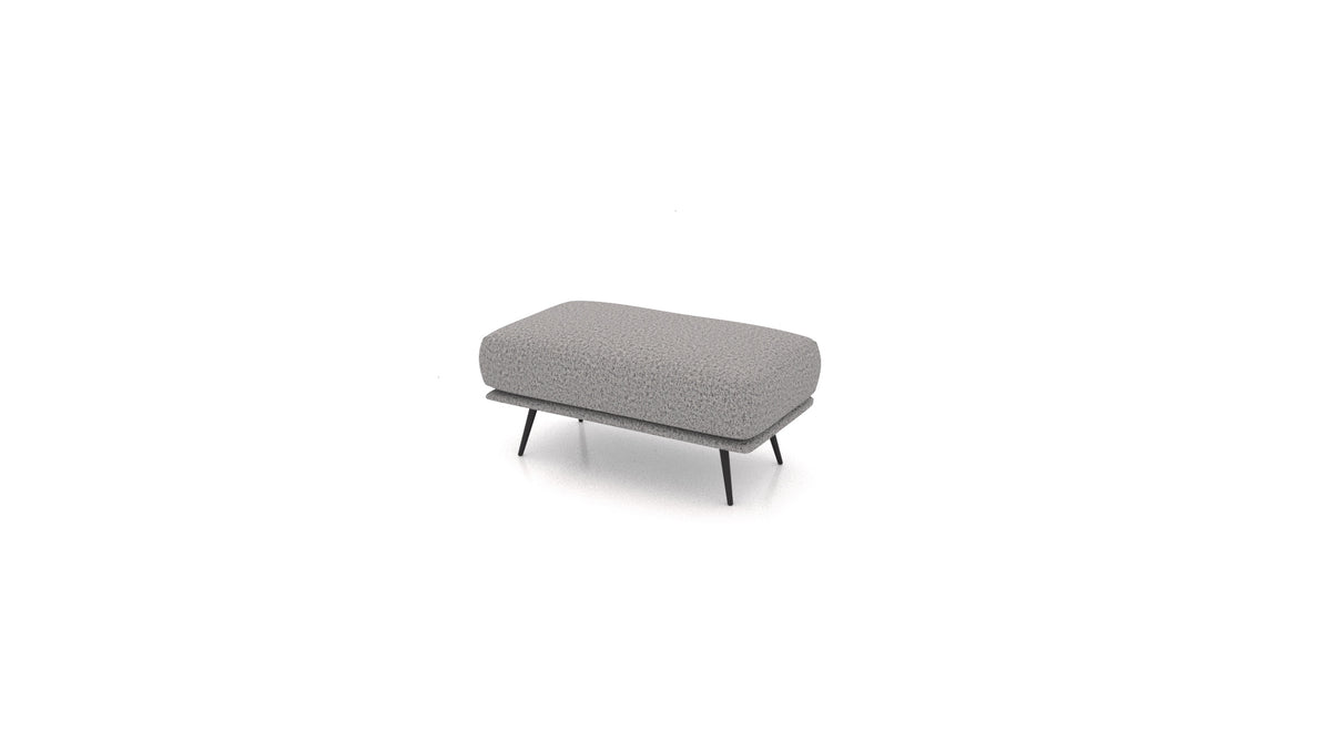 OIKO Pouf in HG-92: Medium Grey