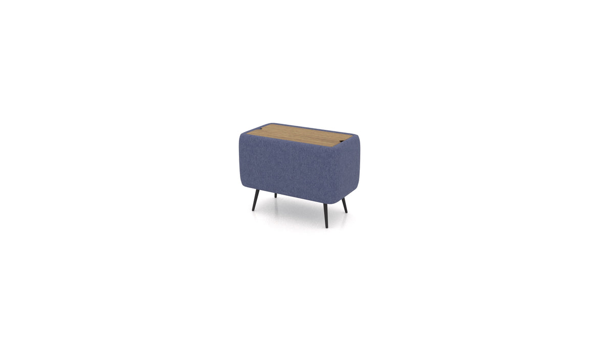 OIKO Tavolo con vano contenitore in ET-80: Noble Blue