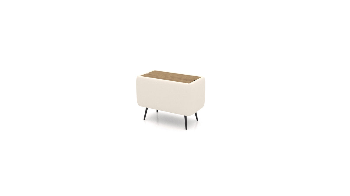 OIKO Tavolo con vano contenitore in HM-03: White