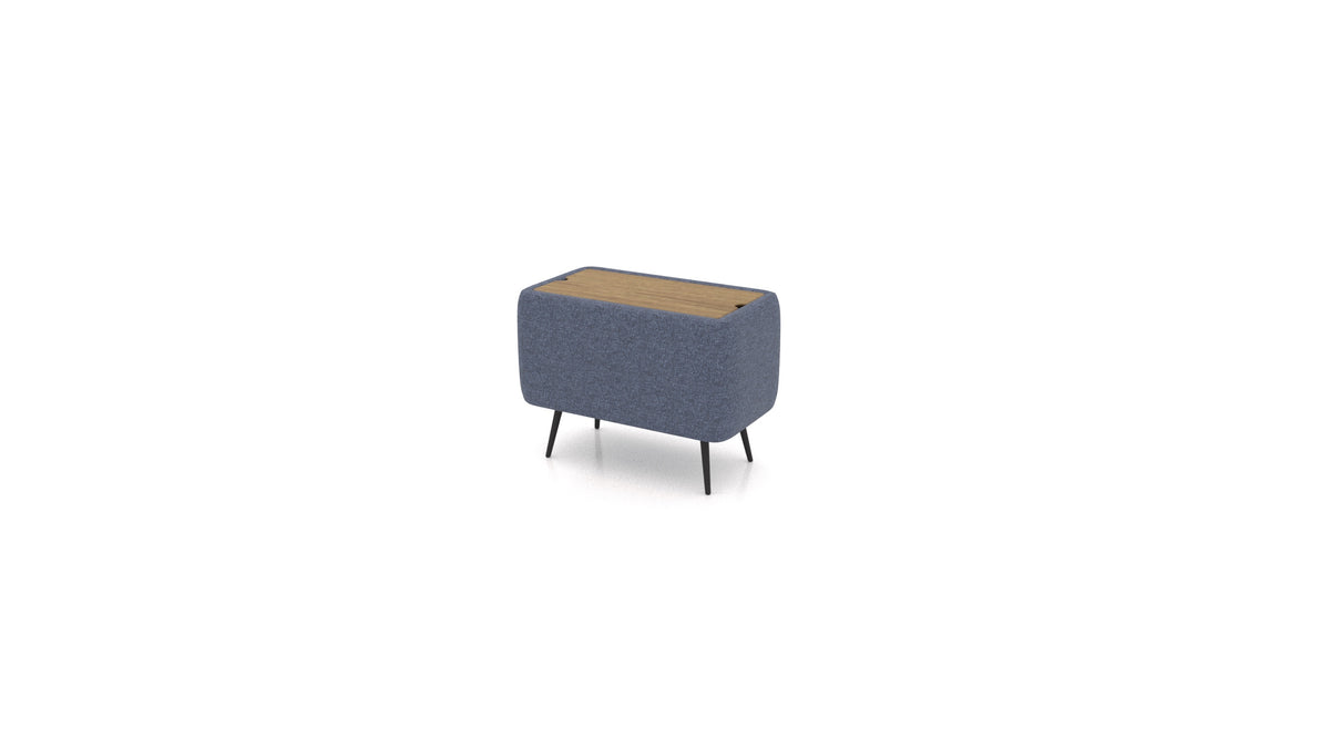 OIKO Tavolo con vano contenitore in IC-79: Deep Blue